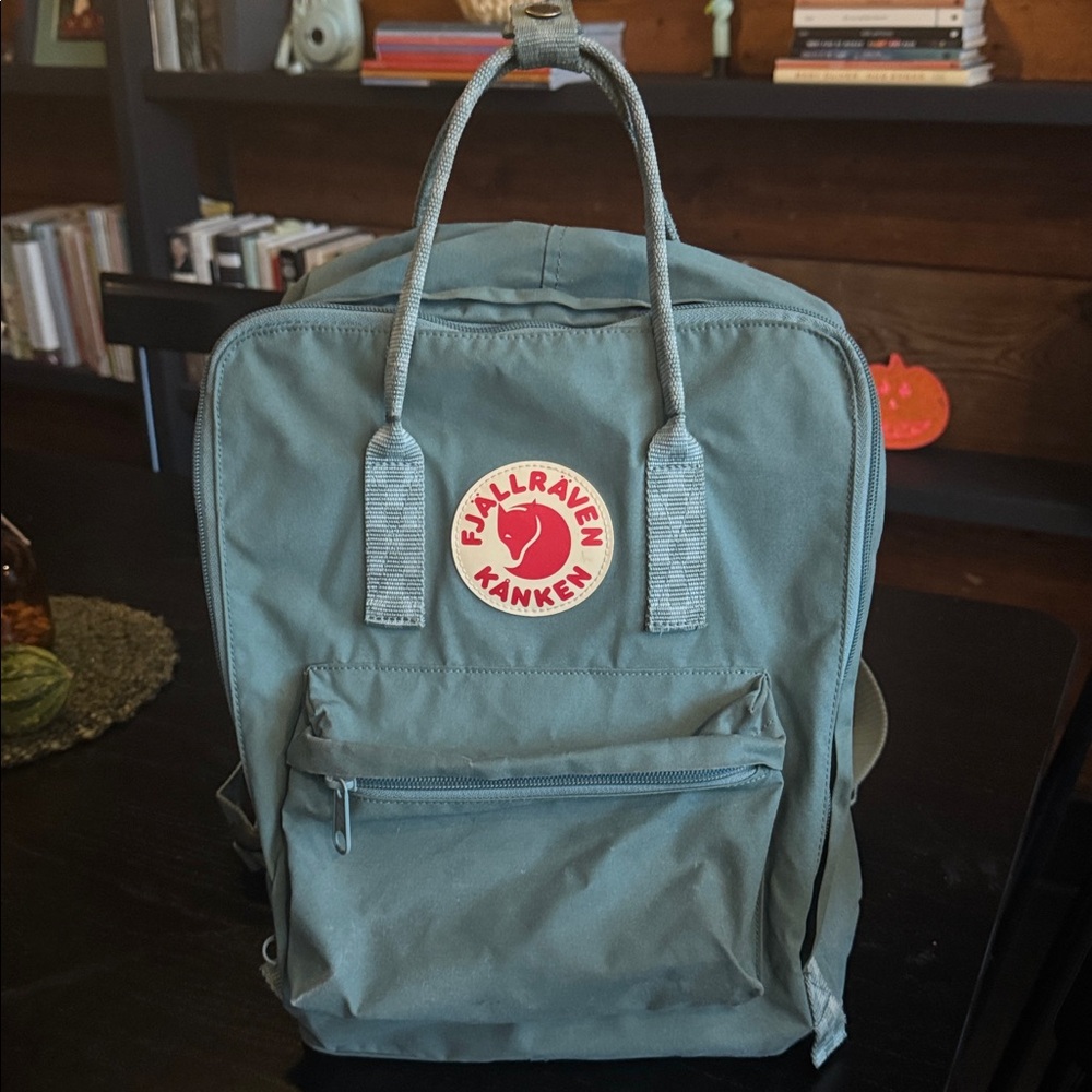 Fjallraven Kanken Backpack - Forest Green Chess Pattern